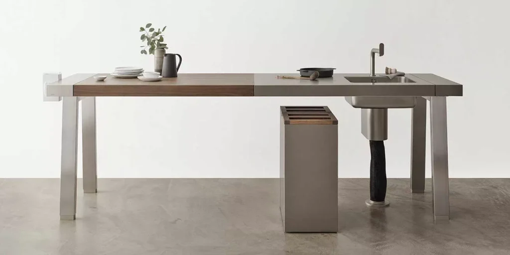 imgi_34_bulthaup-produkte_b-2_kueche-edestahl-tisch-holzplatte_weiss-grau